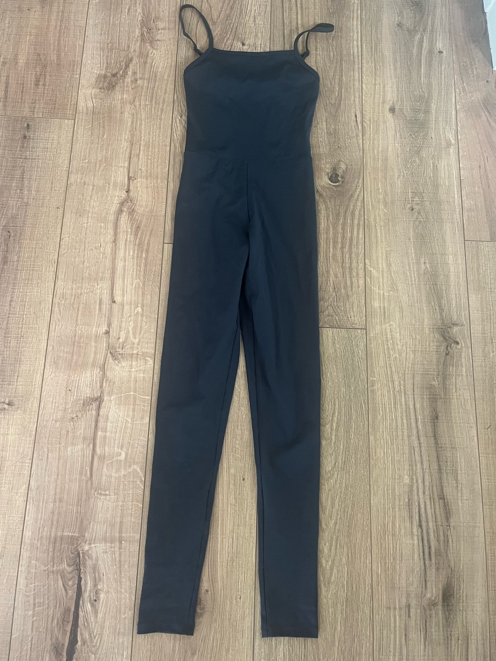 Women’s navy blue Slim Jumpsuit with Spaghetti Straps